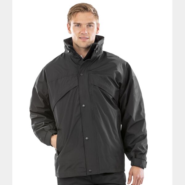 Result 3-in-1 Waterproof Zip and Clip Fleece Lined Jacket Thumbnail