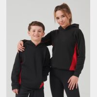 Finden + Hales Kids Contrast Hooded Sweatshirt Thumbnail