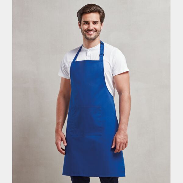 Premier 'Colours' Bib Apron with Pocket Thumbnail