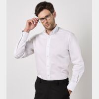 Kustom Kit Long Sleeve Tailored City Business Shirt Thumbnail