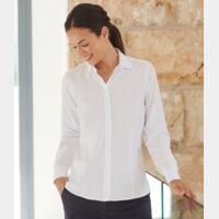 Henbury Ladies Long Sleeve Wicking Shirt Thumbnail