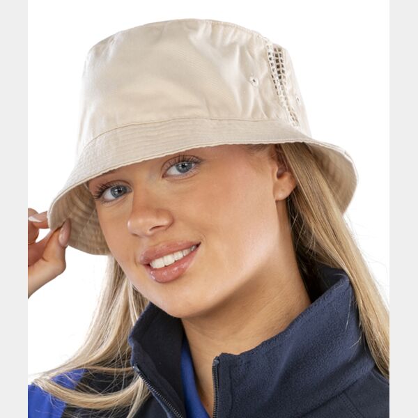 Result Deluxe Washed Cotton Bucket Hat Thumbnail