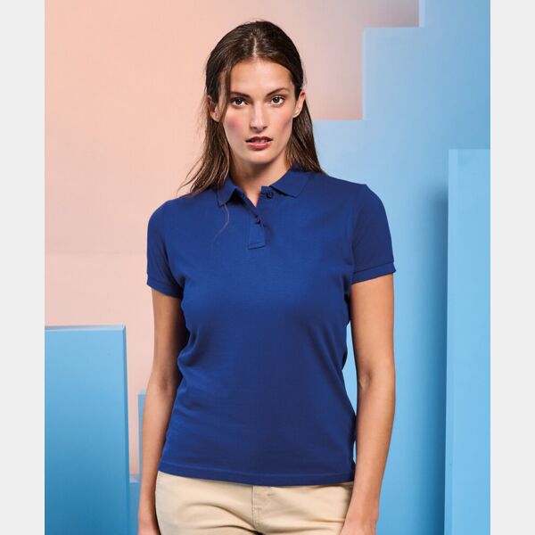 Women’s polycotton blend polo Thumbnail