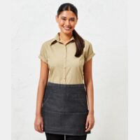 Jeans stitch denim waist apron Thumbnail