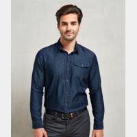 Jeans stitch denim shirt Thumbnail