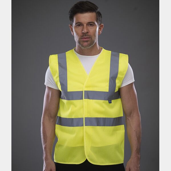 Yoko Top Cool Open Mesh Waistcoat Thumbnail