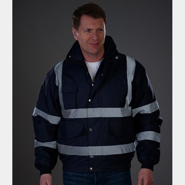 Yoko Hi-Vis Classic Bomber Jacket Thumbnail
