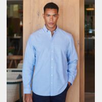 Henbury Modern Long Sleeve Classic Fit Oxford Shirt Thumbnail