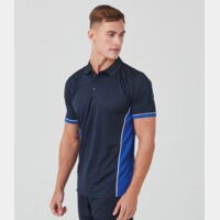 Finden + Hales Contrast Panel Polo Shirt Thumbnail