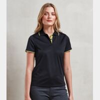 Premier Ladies Contrast Coolchecker® Piqué Polo Shirt Thumbnail