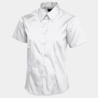 Ladies Pinpoint Oxford Half Sleeve Shirt Thumbnail