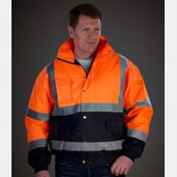 Yoko Hi-Vis Two Tone Bomber Jacket Thumbnail
