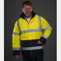 Yoko Hi-Vis Two Tone Motorway Jacket Thumbnail