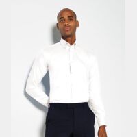Slim fit non-iron Oxford twill shirt long-sleeved (slim fit) Thumbnail
