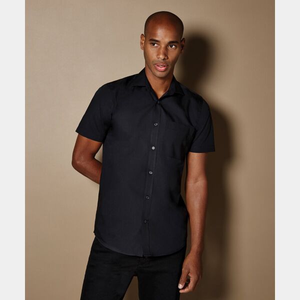 Poplin shirt short-sleeved (tailored fit) Thumbnail