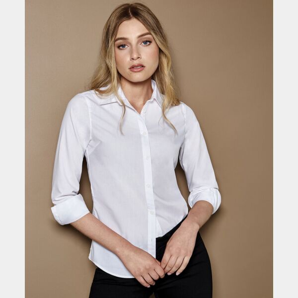 Women's poplin shirt long sleeve Thumbnail
