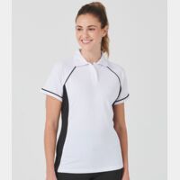 Finden + Hales Ladies Performance Piped Polo Shirt Thumbnail