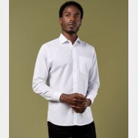 Kustom Kit Long Sleeve Tailored Poplin Shirt Thumbnail