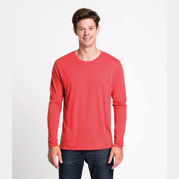 Next Level Apparel Unisex Long Sleeve Tri-Blend Crew T-Shirt Thumbnail