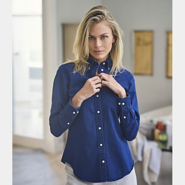 Tee Jays Ladies Long Sleeve Casual Twill Shirt Thumbnail