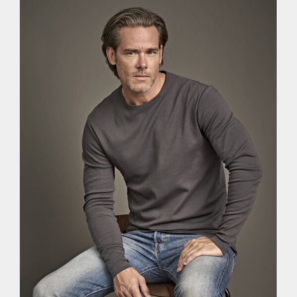 Tee Jays Long Sleeve Interlock T-Shirt Thumbnail