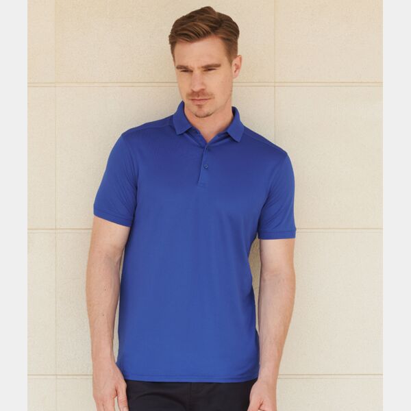 Henbury Slim Fit Stretch Microfine Piqué Polo Shirt Thumbnail