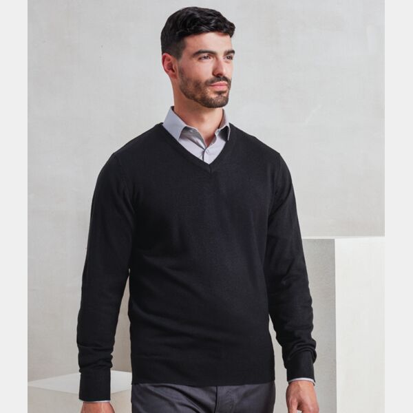 Premier Essential Acrylic V Neck Sweater Thumbnail