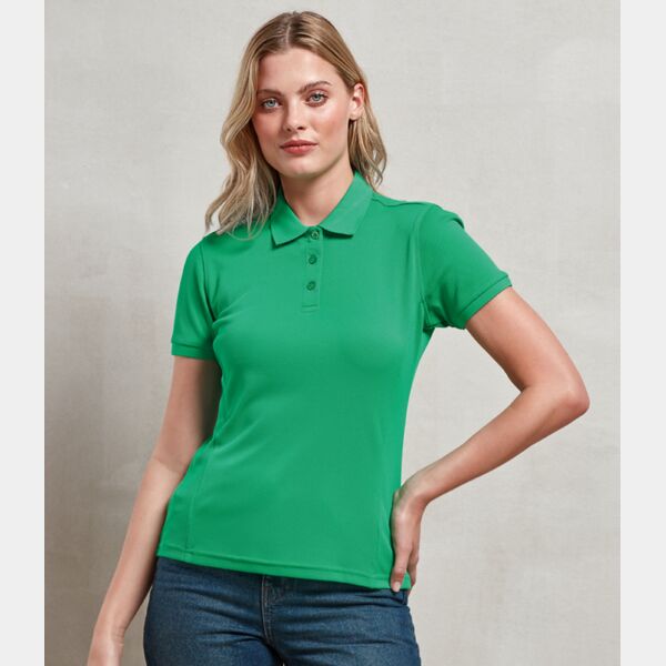 Premier Ladies Coolchecker® Plus Piqué Polo Shirt Thumbnail
