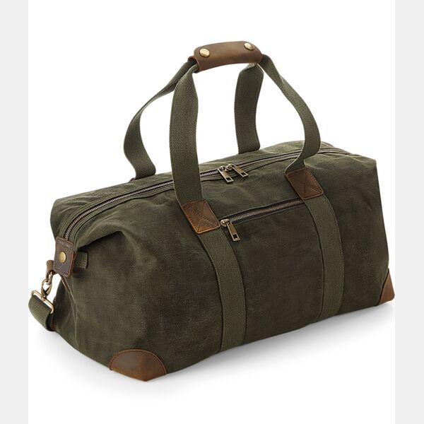 Quadra Heritage Waxed Canvas Holdall Thumbnail