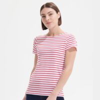 SOL'S Ladies Miles Striped T-Shirt Thumbnail