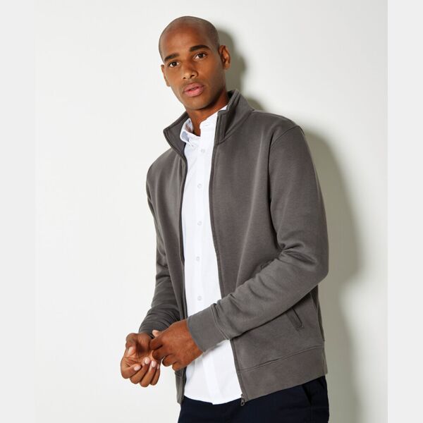 Regular fit zipped sweatshirt Thumbnail