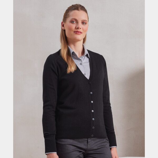 Women's 'essential' acrylic cardigan Thumbnail