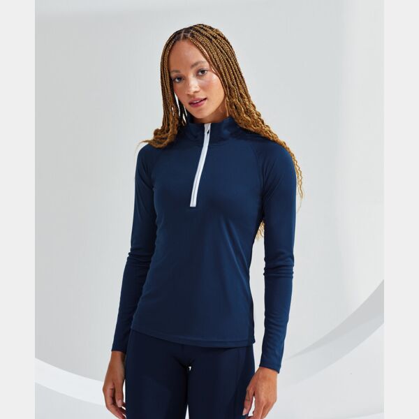 Women's TriDri® long sleeve performance ¼ zip Thumbnail