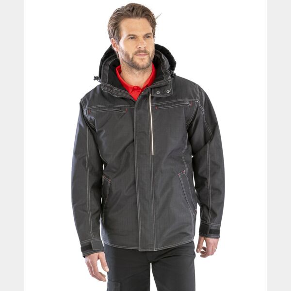 Denim texture rugged jacket Thumbnail