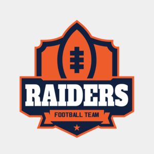 Raiders Football Team logo template Thumbnail