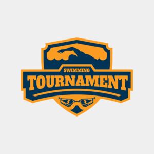 Swimming Tournament logo template 02 Thumbnail