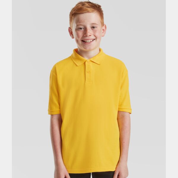Fruit of the Loom Kids Poly/Cotton Piqué Polo Shirt Thumbnail