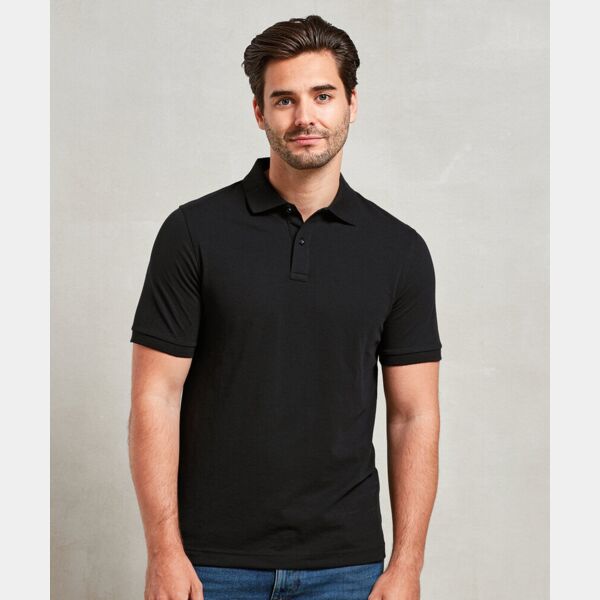 Unisex short sleeve polo shirt, powered by HeiQ Viroblock Thumbnail