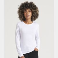 AWDis Ladies Long Sleeve Tri-Blend T-Shirt Thumbnail