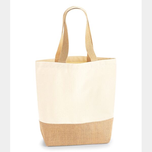 Westford Mill Jute Base Canvas Shopper Thumbnail