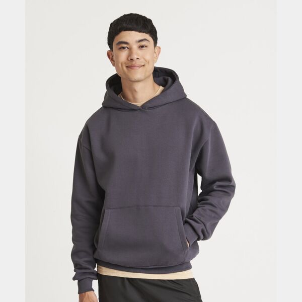 Heavyweight signature boxy hoodie Thumbnail