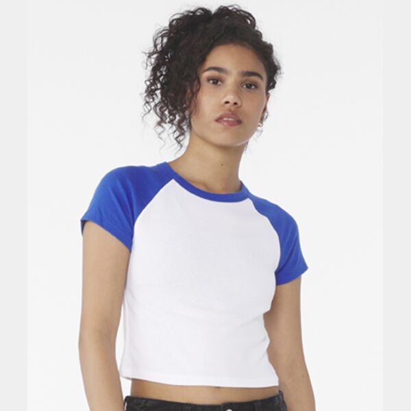 Bella Ladies Micro Rib Raglan Baby T-Shirt ( DEAL ) Thumbnail