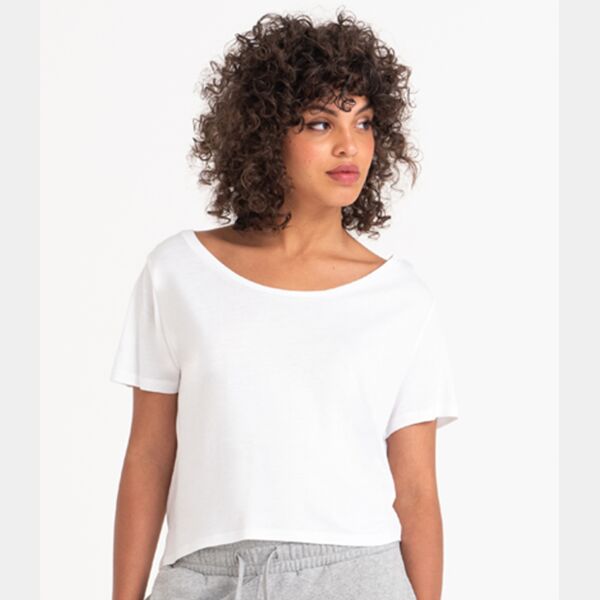 Ecologie Ladies Daintree EcoViscose Cropped T-Shirt Thumbnail