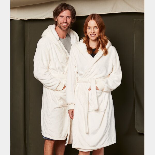 Brand Lab Unisex Hooded Cuffed Robe Thumbnail