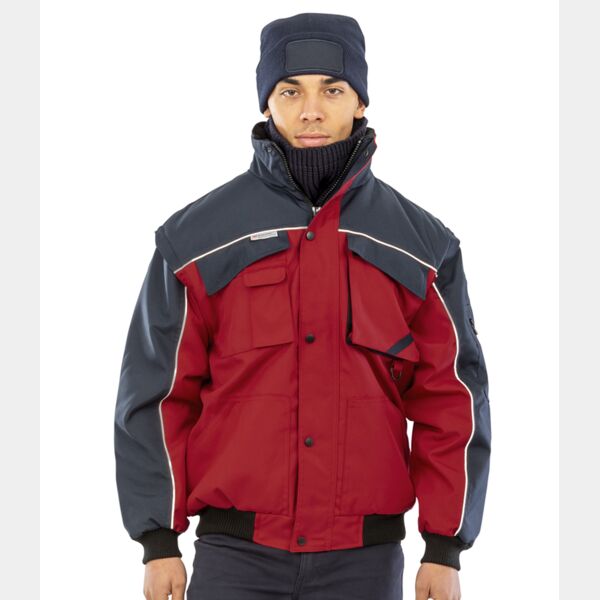 Result Work-Guard Zip Sleeve Heavy Duty Jacket Thumbnail