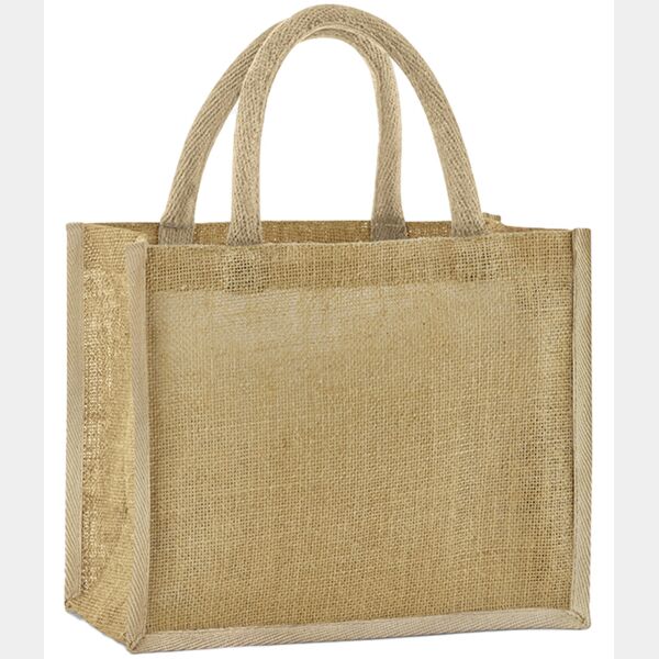 Westford Mill Natural Starched Jute Midi Tote Bag Thumbnail