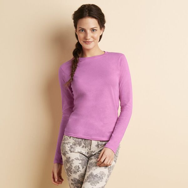 Softstyle™ Ladies Ringspun Long Sleeve T-Shirt ( Deal ) Thumbnail