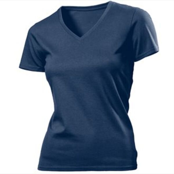 Tagless Organic Women's V-Neck T-shirt Thumbnail