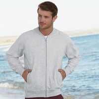 Lightweight baseball sweatshirt jacket Thumbnail