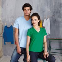 Women's Short Sleeve V Neck T-Shirt Thumbnail